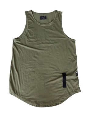 ASRV AeroSilver Mesh Performance Tank Top - Olive Green Mens Size Medium